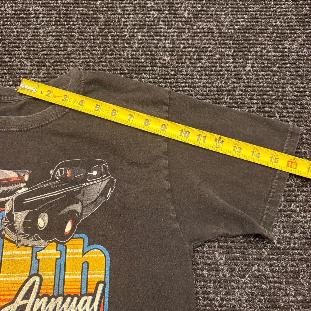 West Texas Rod Run 50th Annual Graphic T-Shirt Black Vintage Car Hot Rod Mens M - Picture 7 of 9